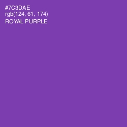 #7C3DAE - Royal Purple Color Image